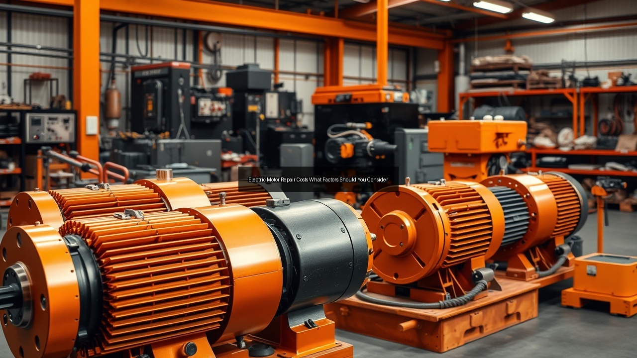 stator electric motor repair costs vfd repair costs infrared